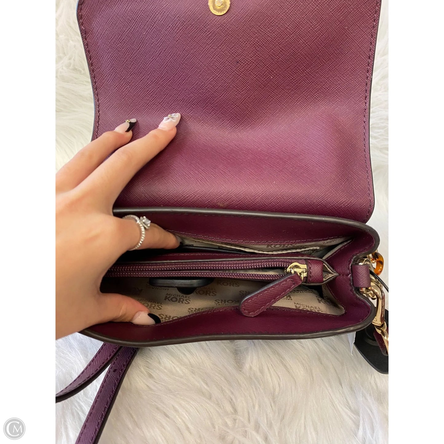 Crossbody Designer By Michael Kors, Size: Small