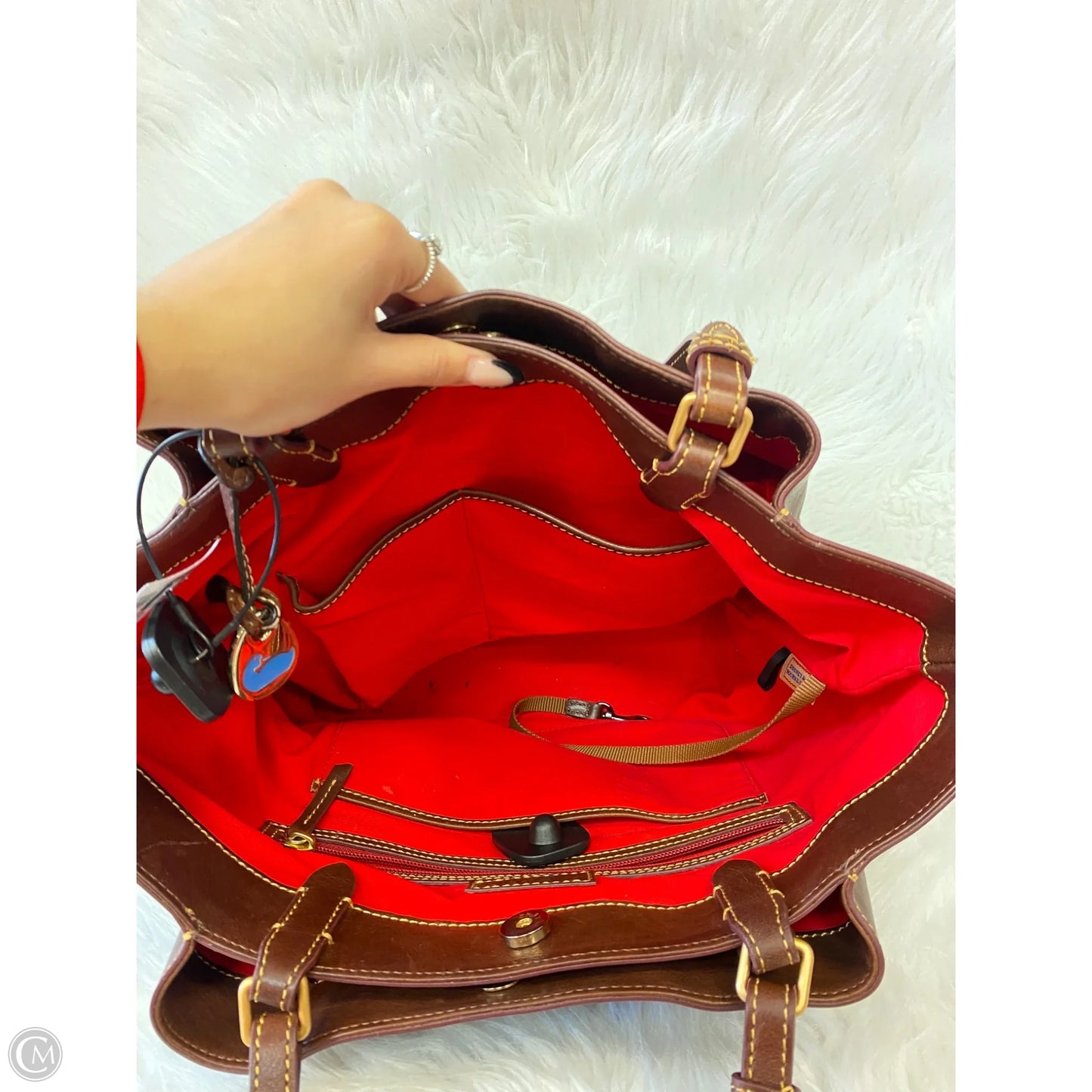 Handbag Designer By Dooney And Bourke, Size: Large