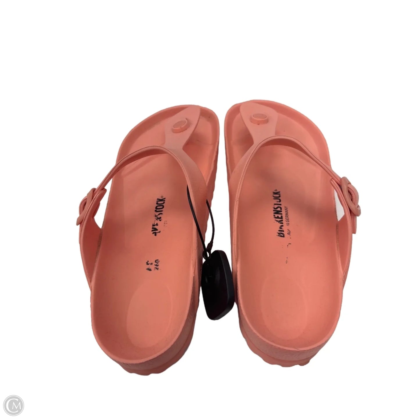 Sandals Flats By Birkenstock In Coral, Size: 10