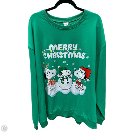 Top Long Sleeve By Clothes Mentor In Green, Size: 4x