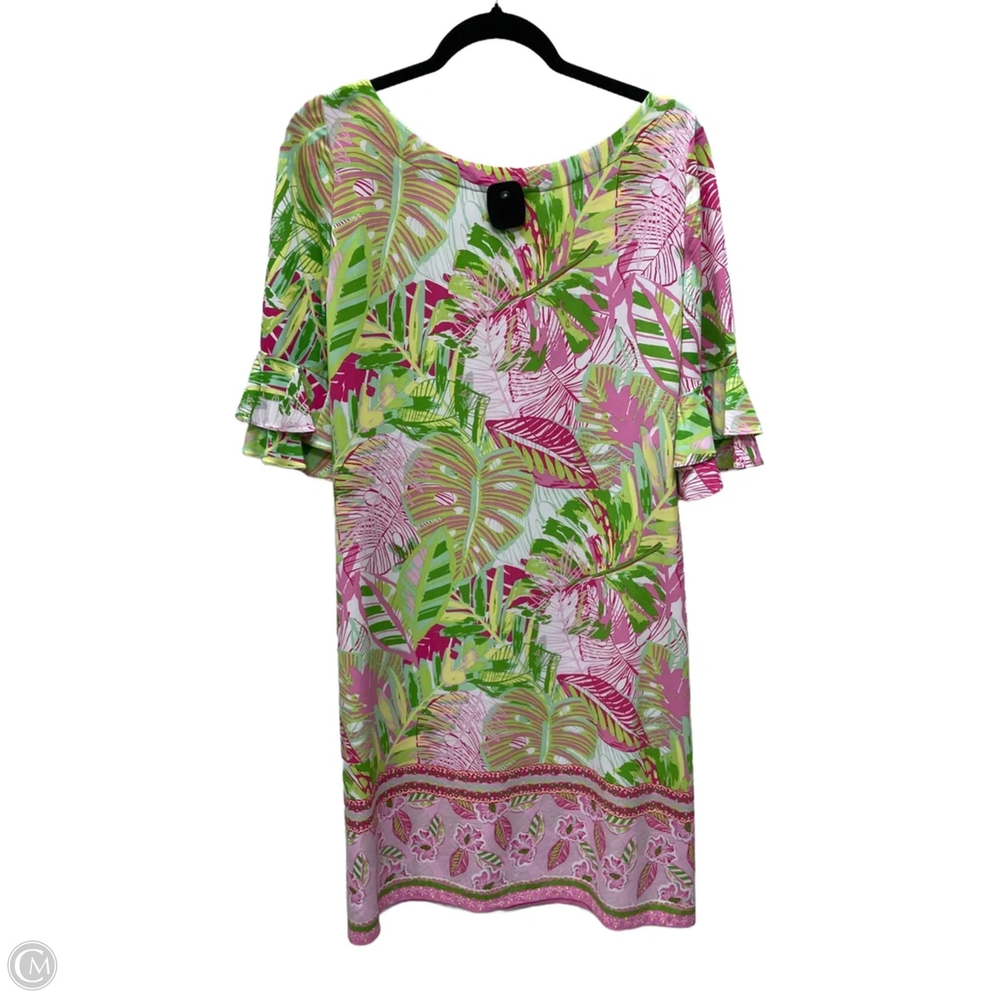 Dress Casual Short By Cappagallo In Tropical Print, Size: L