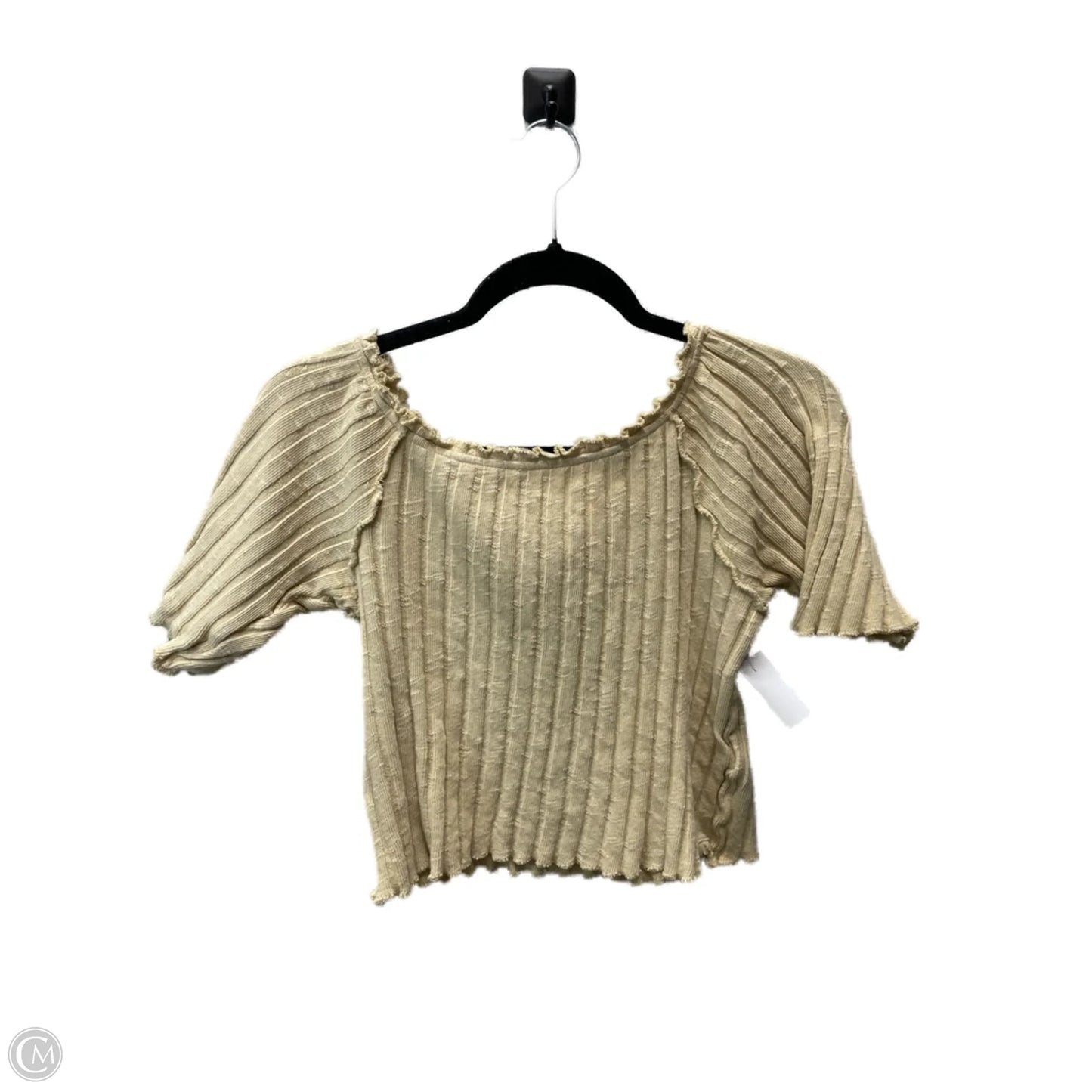 Top Short Sleeve By We The Free In Tan, Size: L