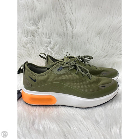 Shoes Athletic By Nike In Green & Orange, Size: 10