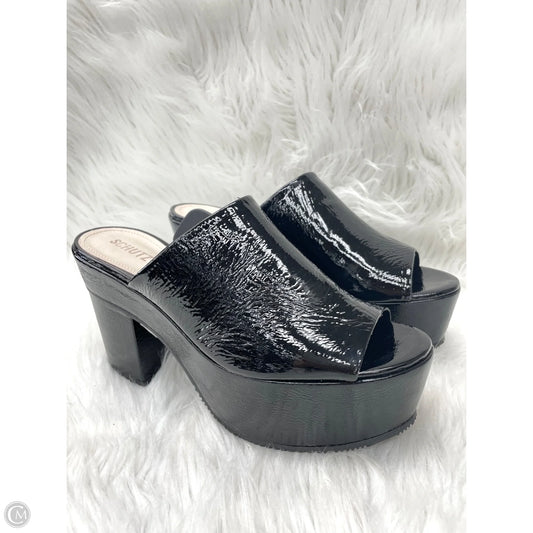 Sandals Heels Block By Cmc In Black, Size: 10