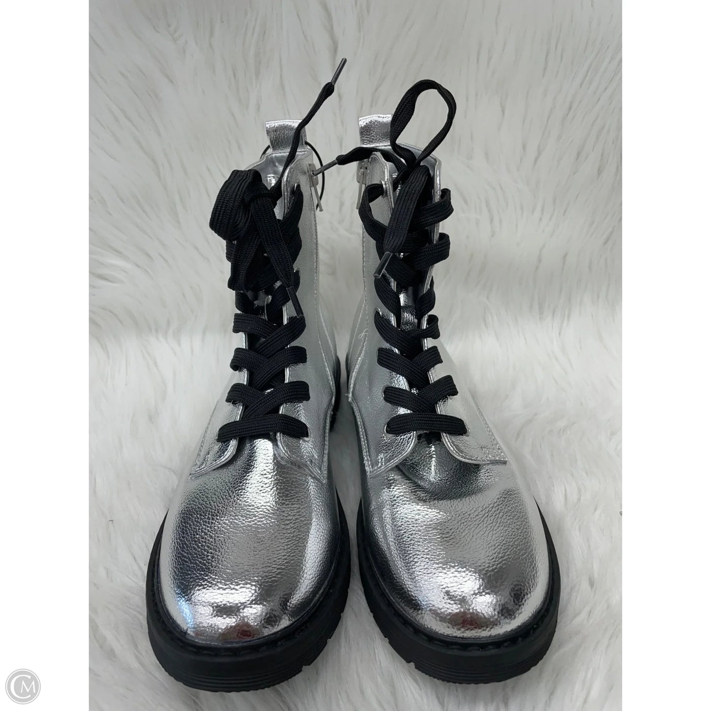 Boots Combat By THERE ABOUTS In Silver, Size: 6