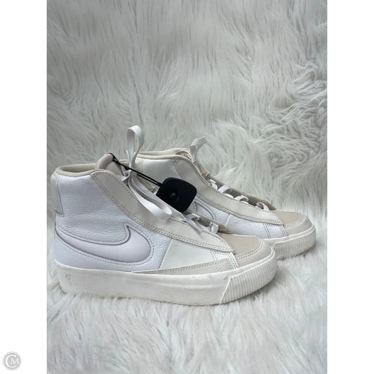 Shoes Sneakers Platform By Nike In Cream & White, Size: 7