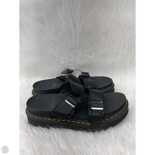 Sandals Heels Platform By Dr Martens In Black, Size: 10