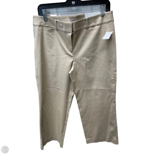 Pants Cropped By Loft In Tan, Size: 6