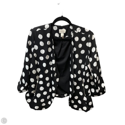 Blazer By Chicos In Polkadot Pattern, Size: M