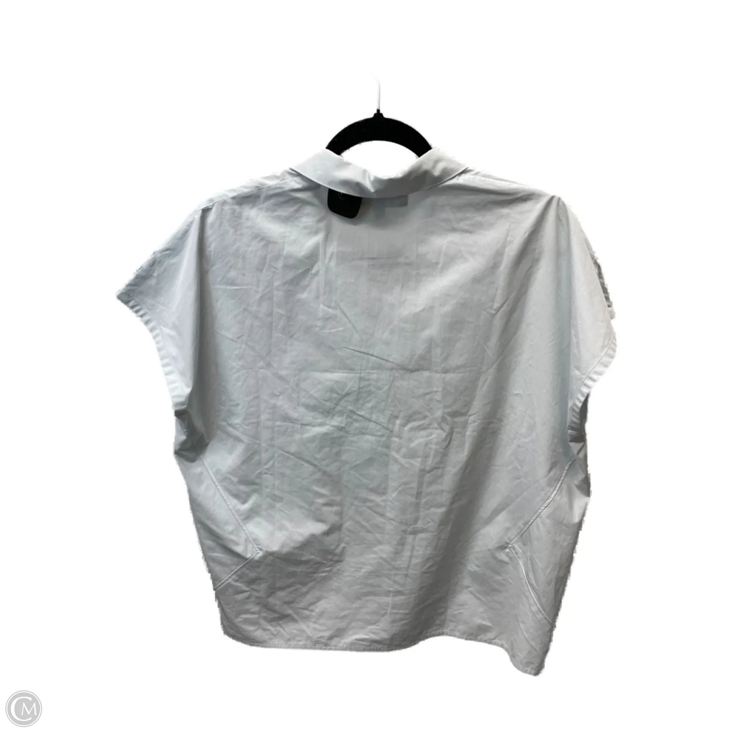 Blouse Short Sleeve By hilton hollis  In Blue, Size: S
