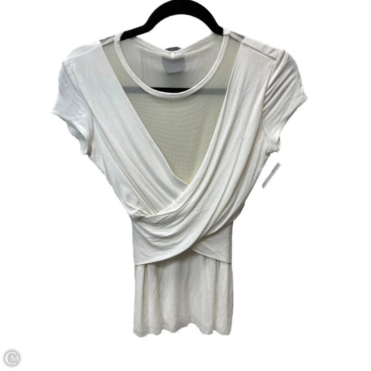 Top Short Sleeve By Bailey 44 In Cream, Size: S