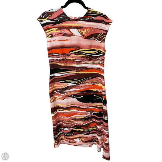 Dress Casual Short By cedric charlier  In Black & Orange, Size: M