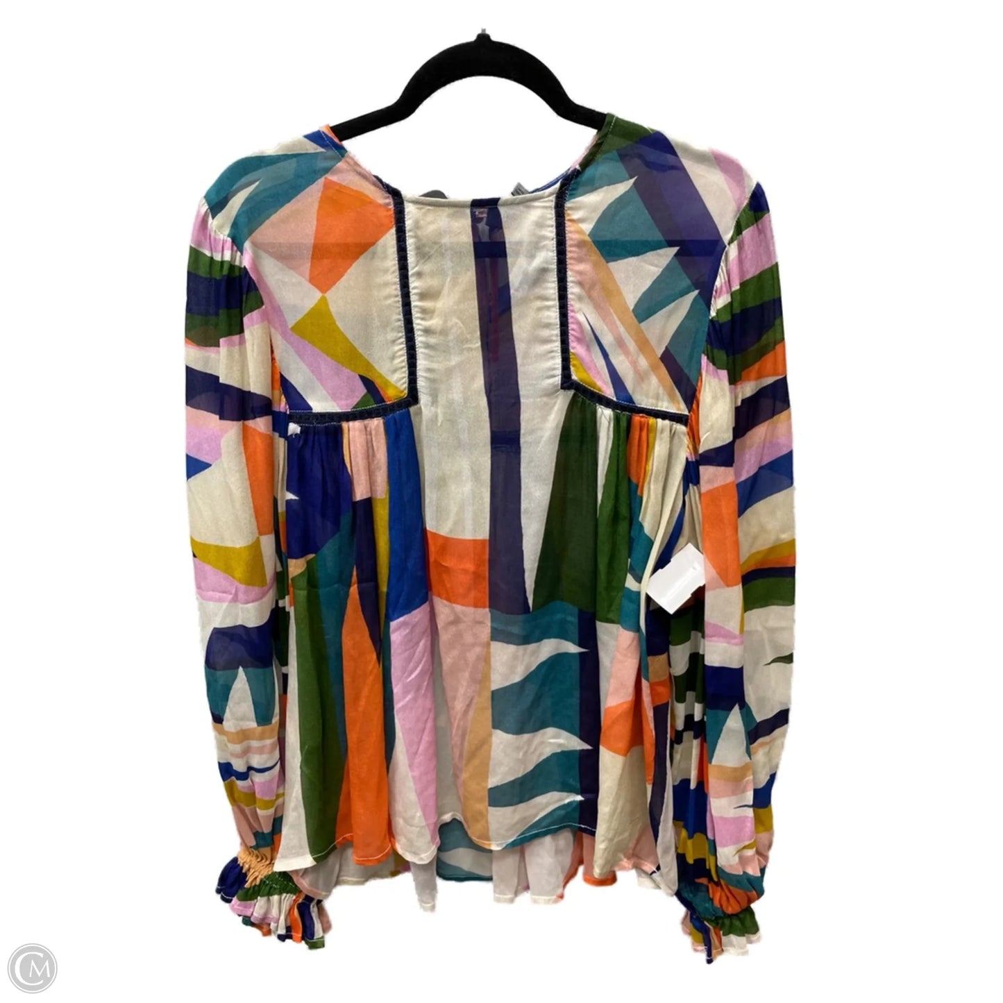 Blouse Long Sleeve By Blank London In Multi-colored, Size: S