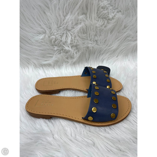 Sandals Flats By Shu Shop In Navy, Size: 8