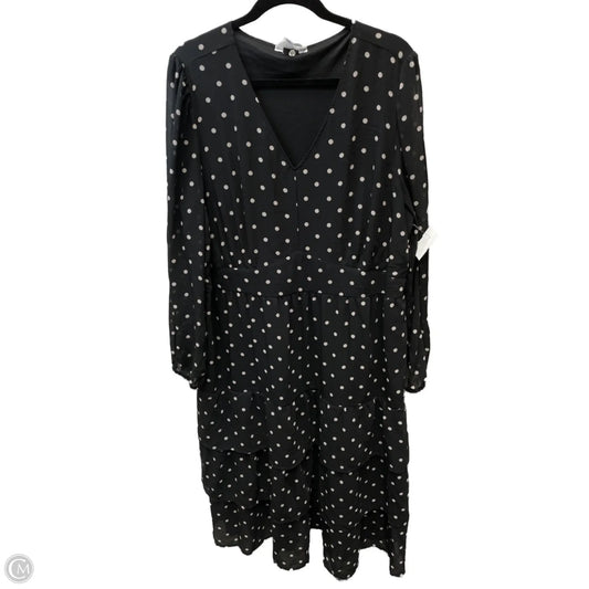 Dress Casual Short By Time And Tru In Polkadot Pattern, Size: 2x