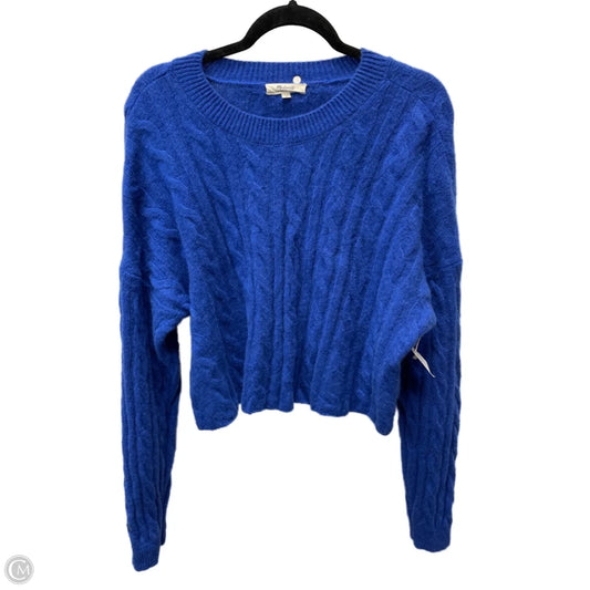 Sweater By Madewell In Blue, Size: L