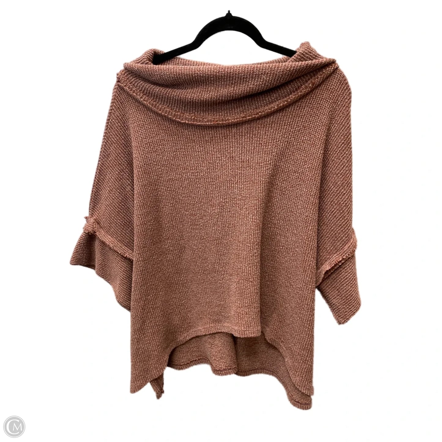 Sweater Short Sleeve By MILLIBON In Copper, Size: L