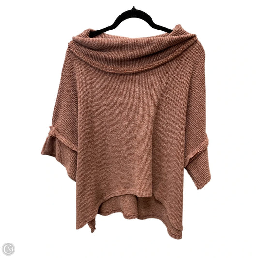 Sweater Short Sleeve By MILLIBON In Copper, Size: L