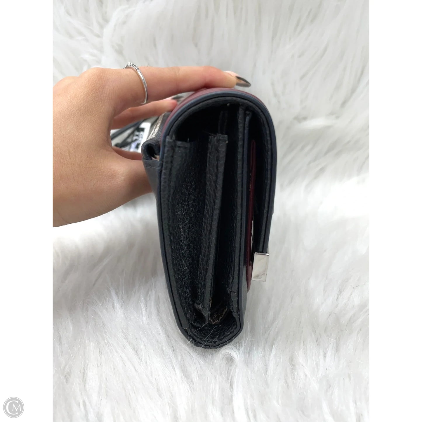 Wallet Leather By Vince Camuto, Size: Large