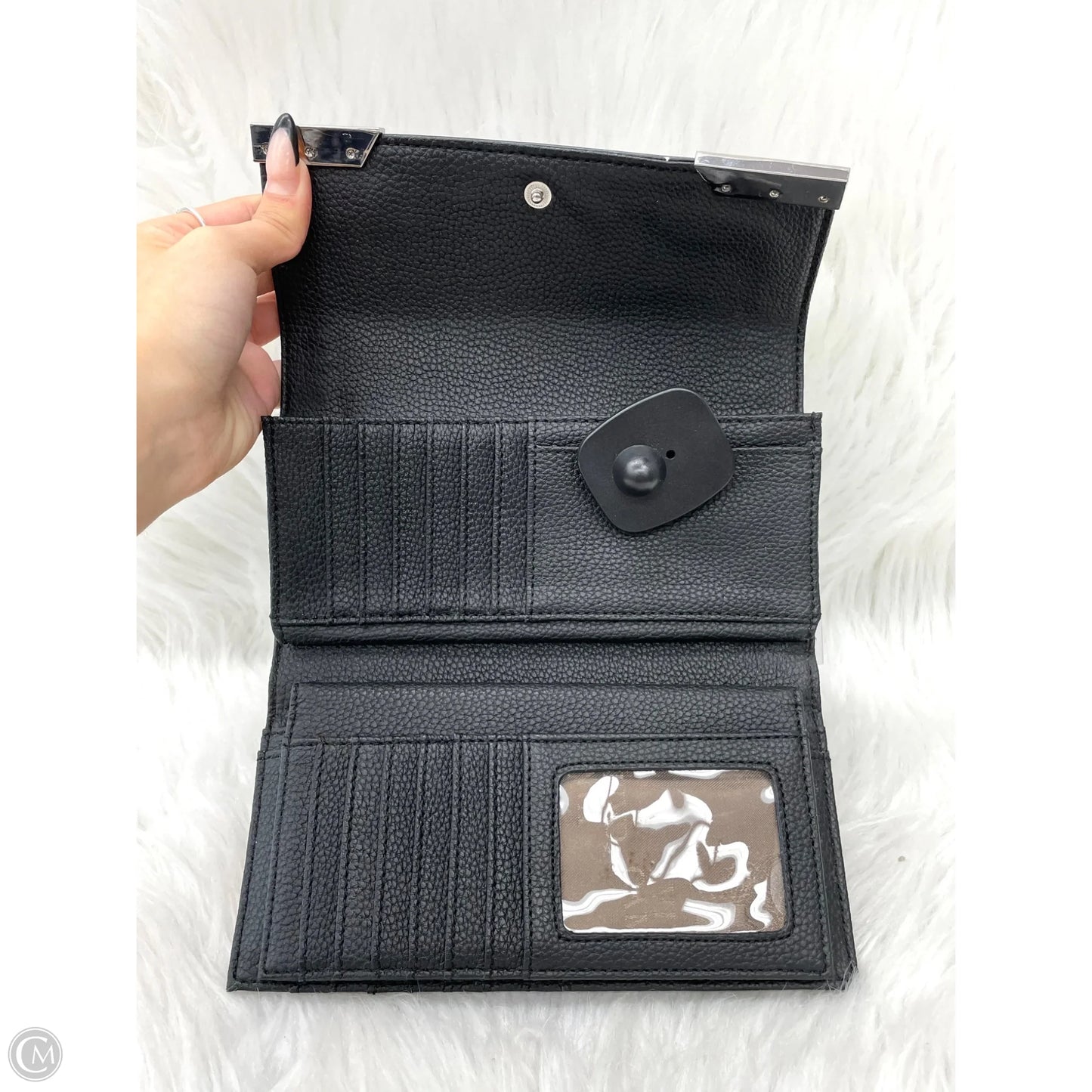 Wallet Leather By Vince Camuto, Size: Large