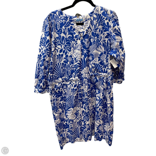 Dress Casual Short By J Mclaughlin In Blue Denim, Size: Xl