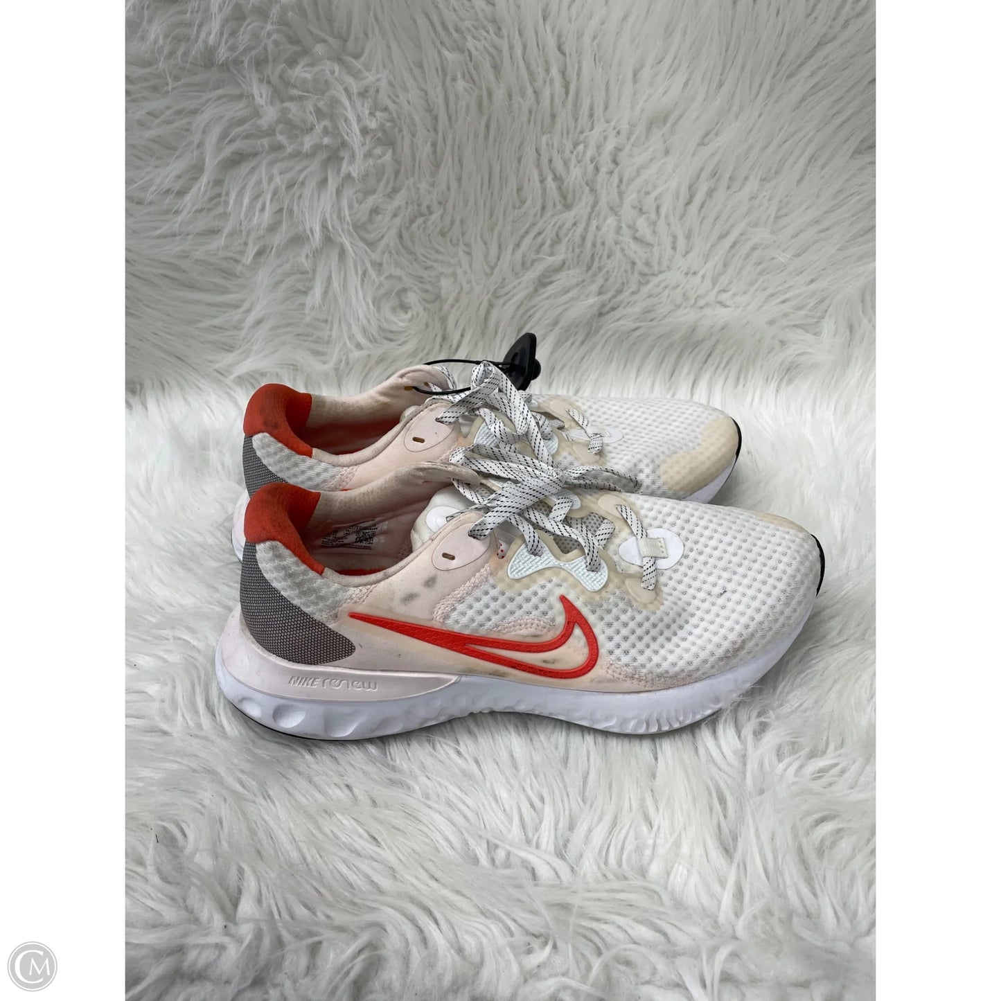 Shoes Athletic By Nike In Cream & Orange, Size: 11