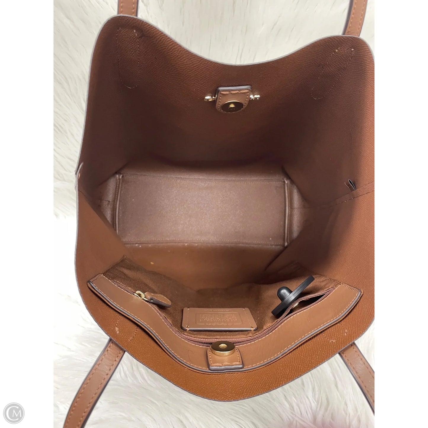 Handbag Designer By Coach, Size: Medium