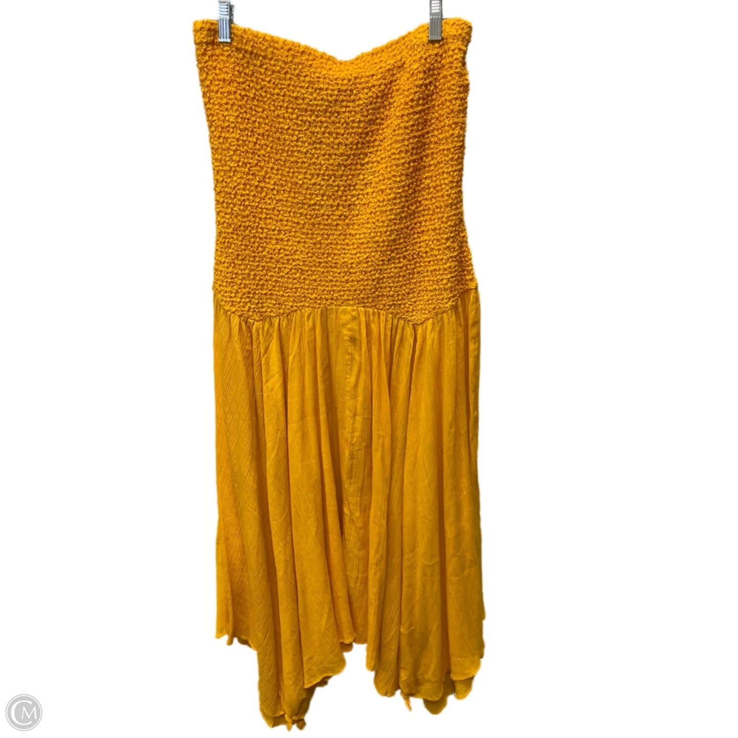 Dress Casual Short By Anthropologie In Orange, Size: L