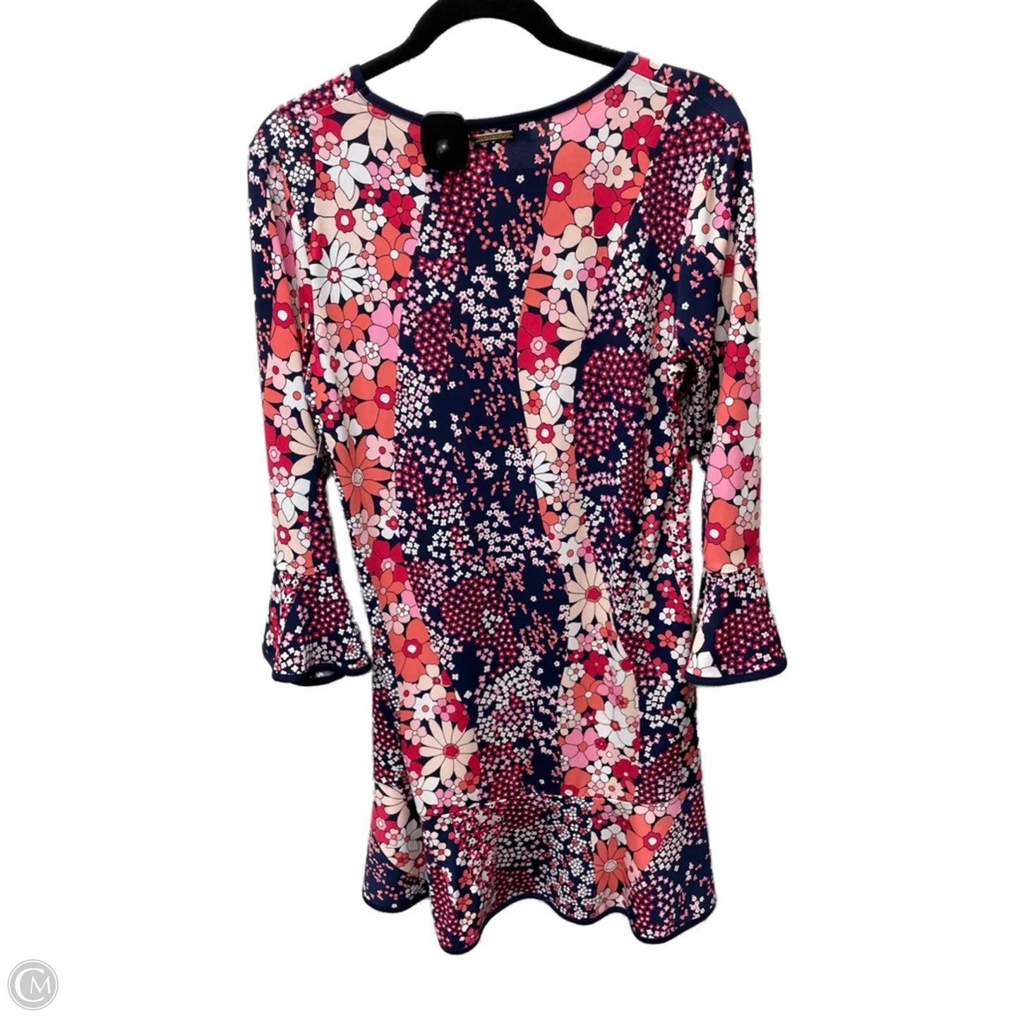Dress Designer By Michael Kors In Floral Print, Size: M