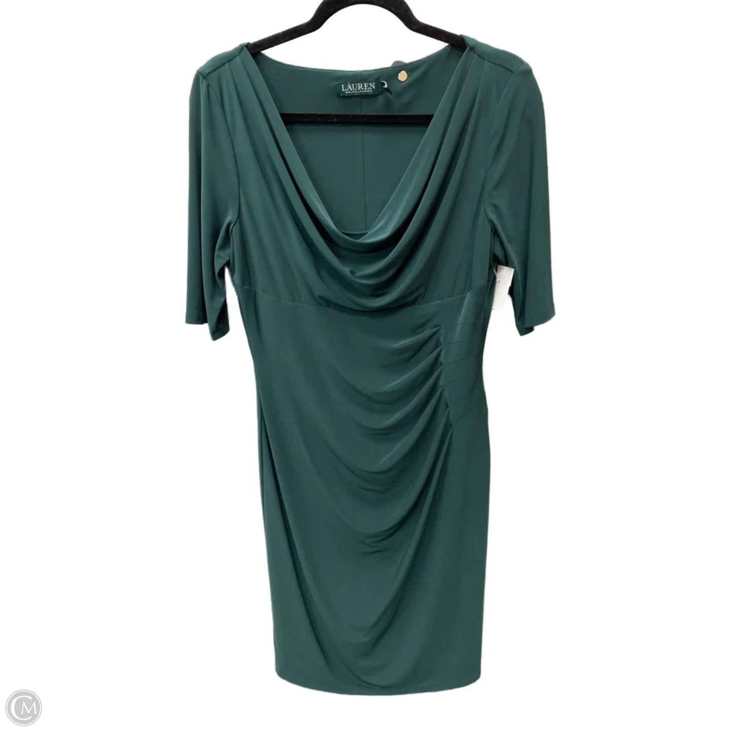 Dress Work By Lauren By Ralph Lauren In Green, Size: M
