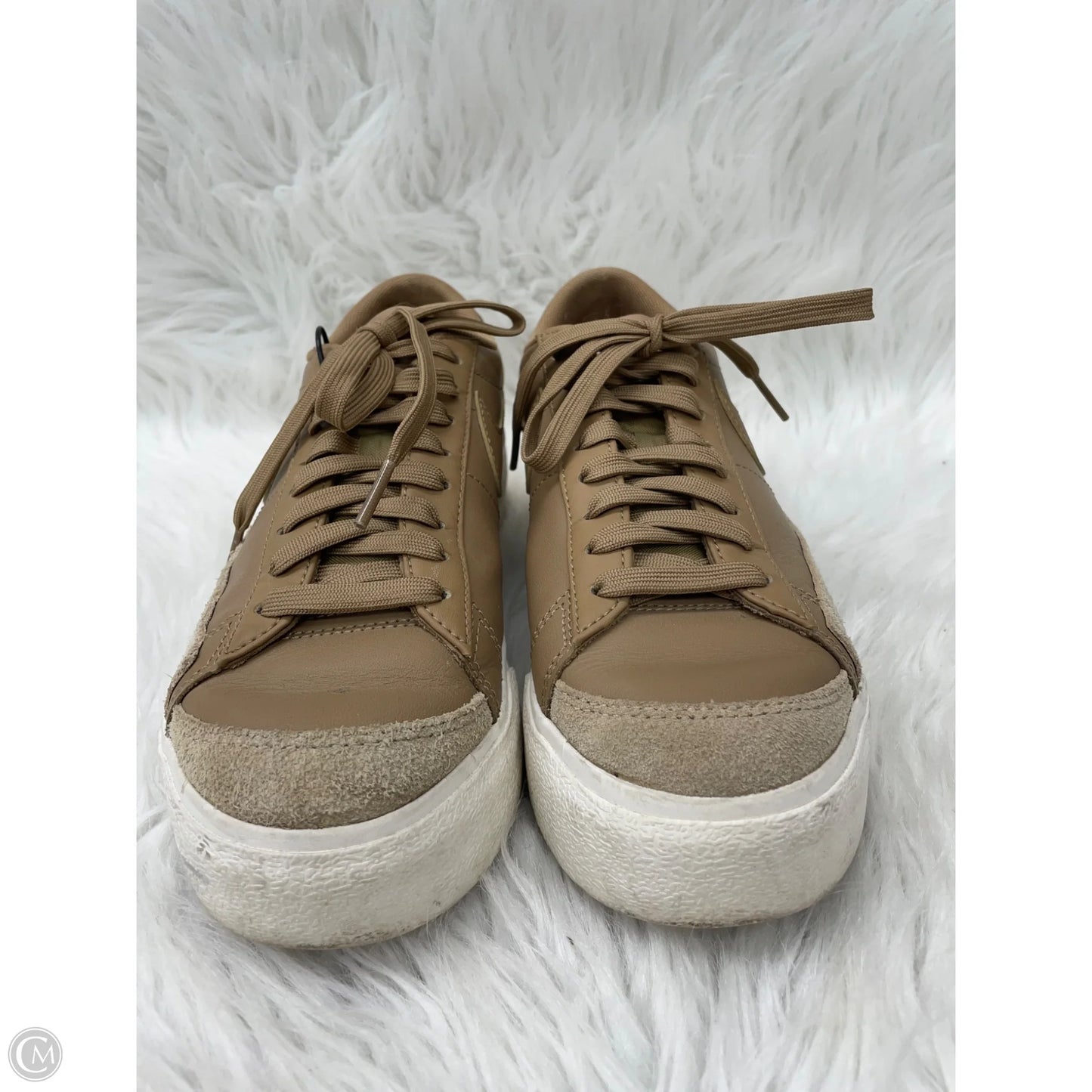Shoes Sneakers Platform By Nike In Tan, Size: 7