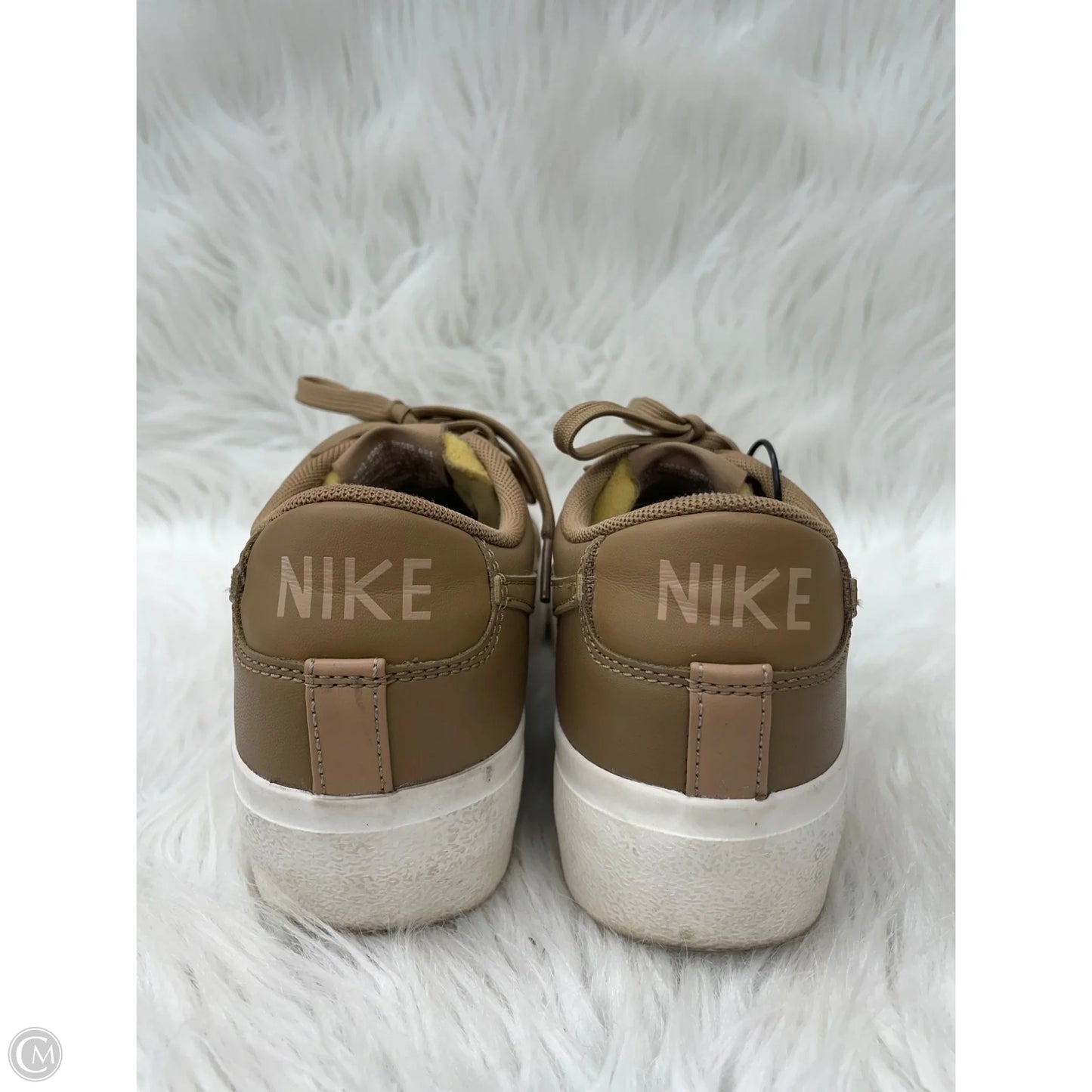 Shoes Sneakers Platform By Nike In Tan, Size: 7
