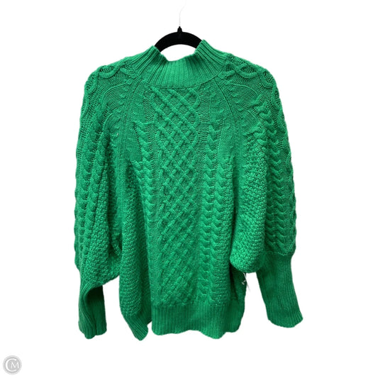 Sweater By Clothes Mentor In Green, Size: L
