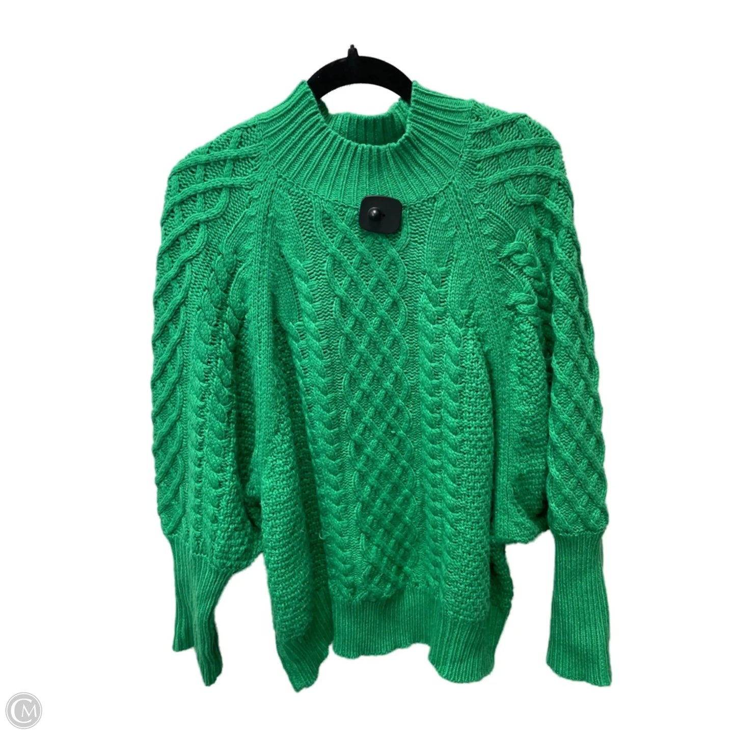Sweater By Clothes Mentor In Green, Size: L