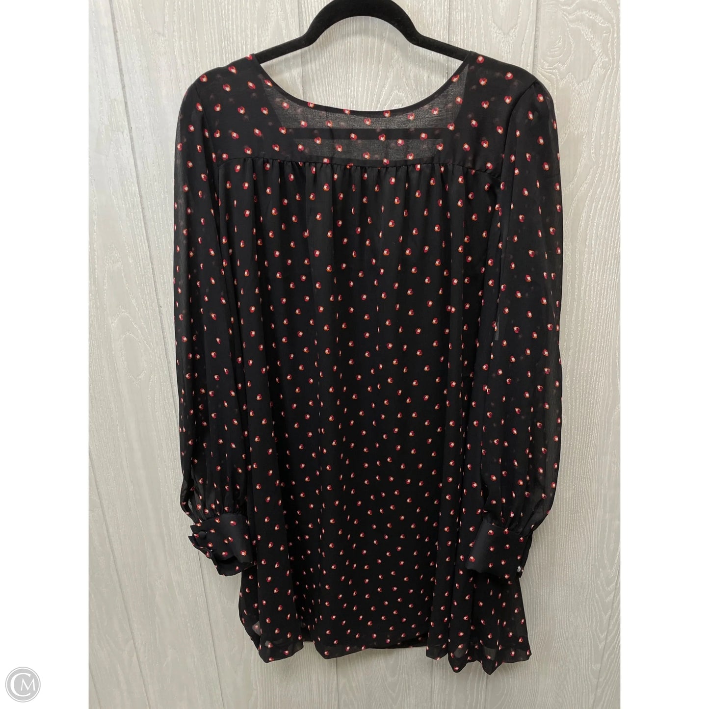 Dress Casual Short By H&m In Black & Red, Size: Xl