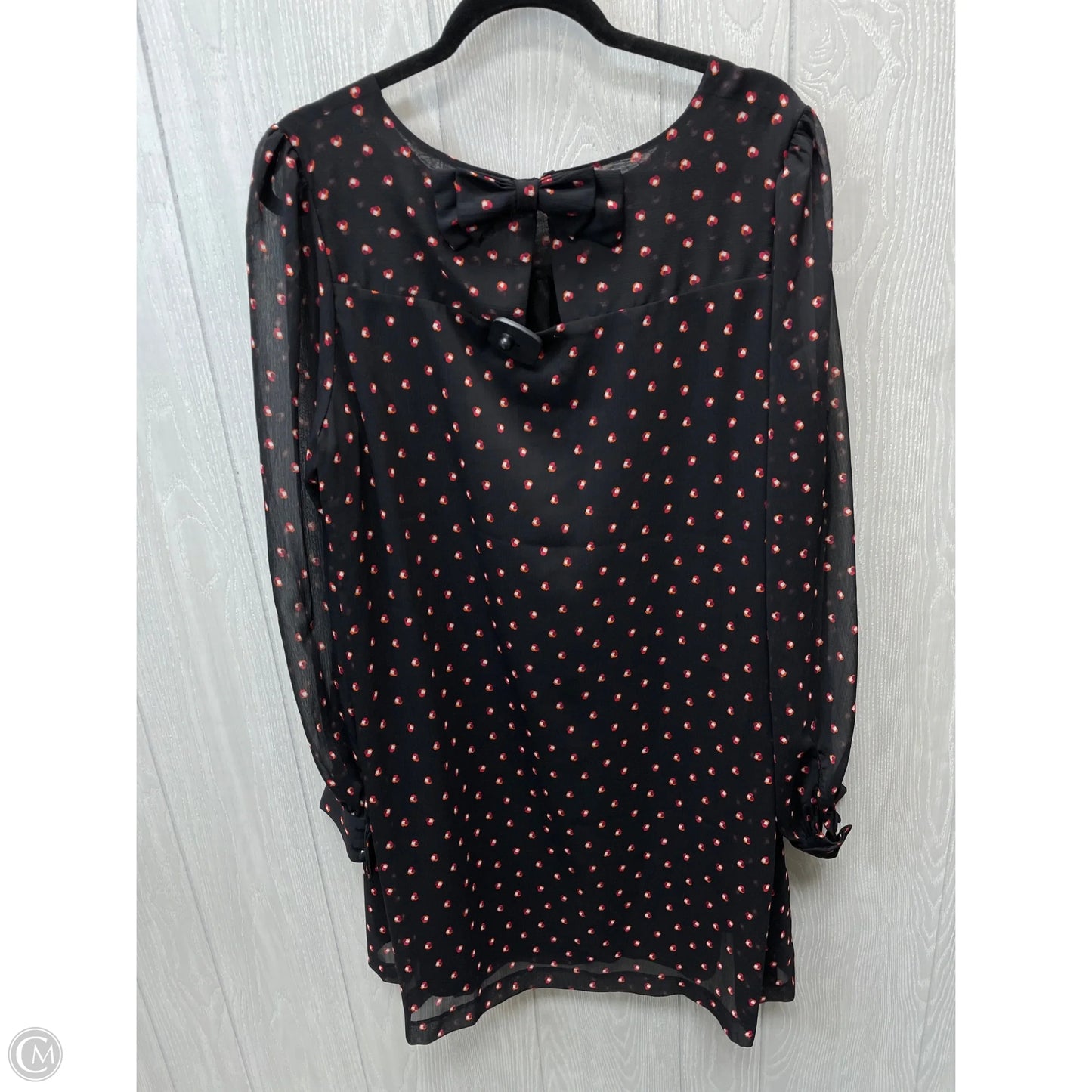 Dress Casual Short By H&m In Black & Red, Size: Xl