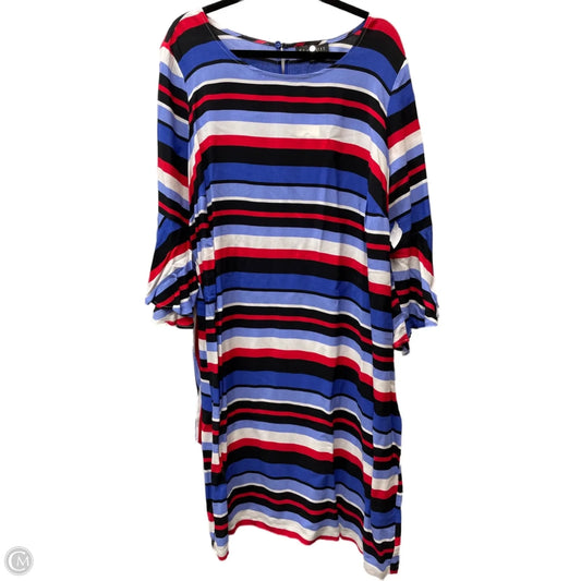 Dress Casual Short By Eloquii In Striped Pattern, Size: 2x
