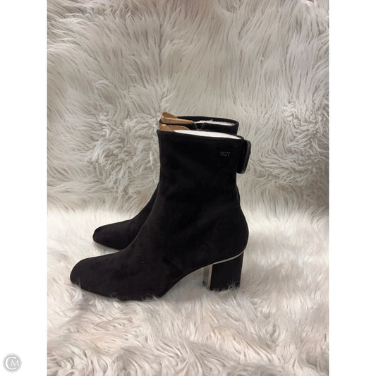 Boots Ankle Heels By Dkny In Black, Size: 11
