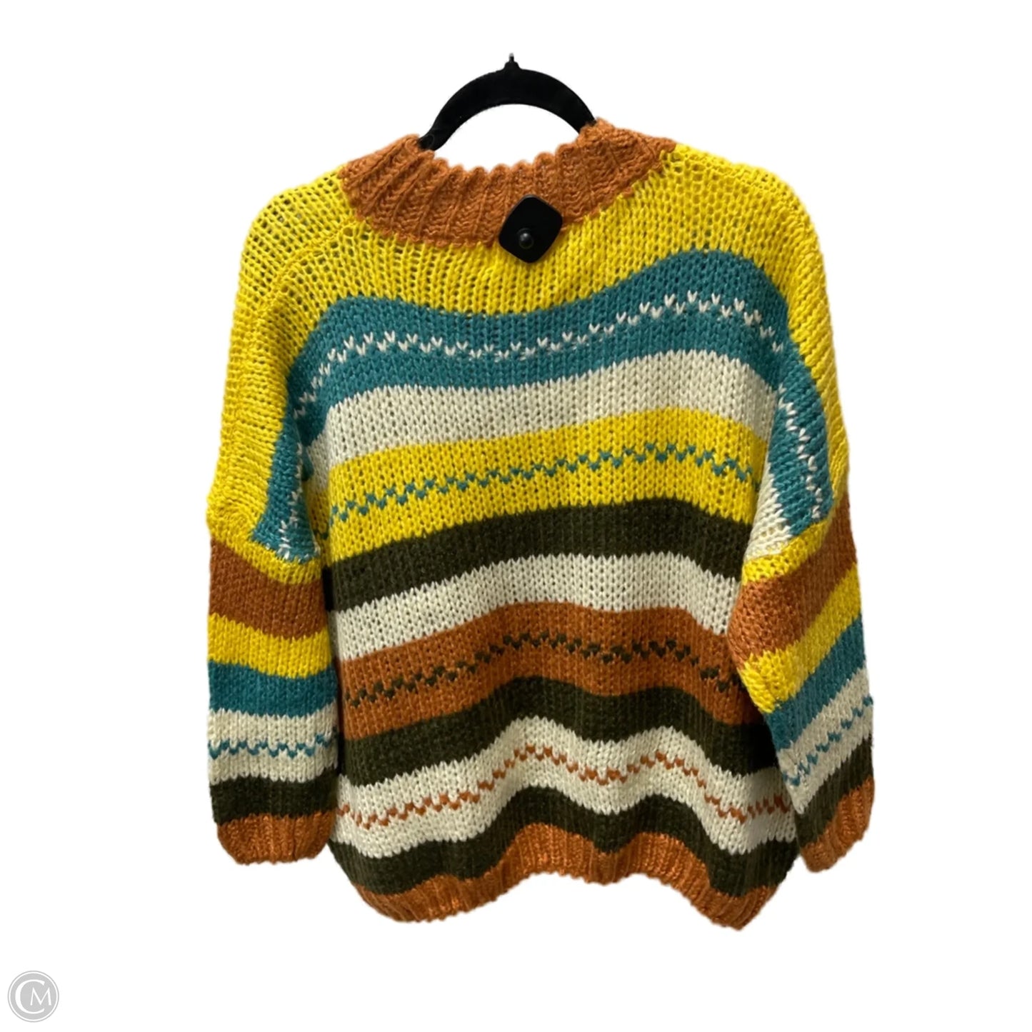 Sweater By ADORA In Striped Pattern, Size: L