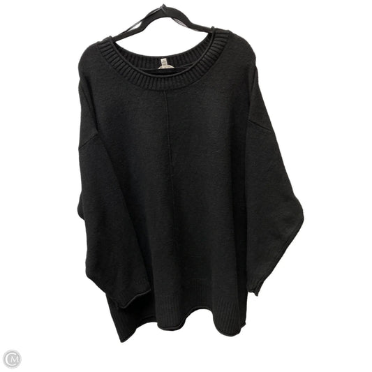 Sweater By Terra & Sky In Black, Size: 3x