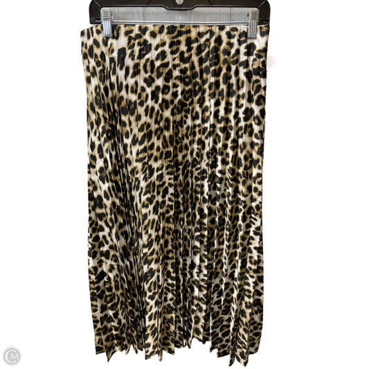 Skirt Midi By New York And Co In Animal Print, Size: 12