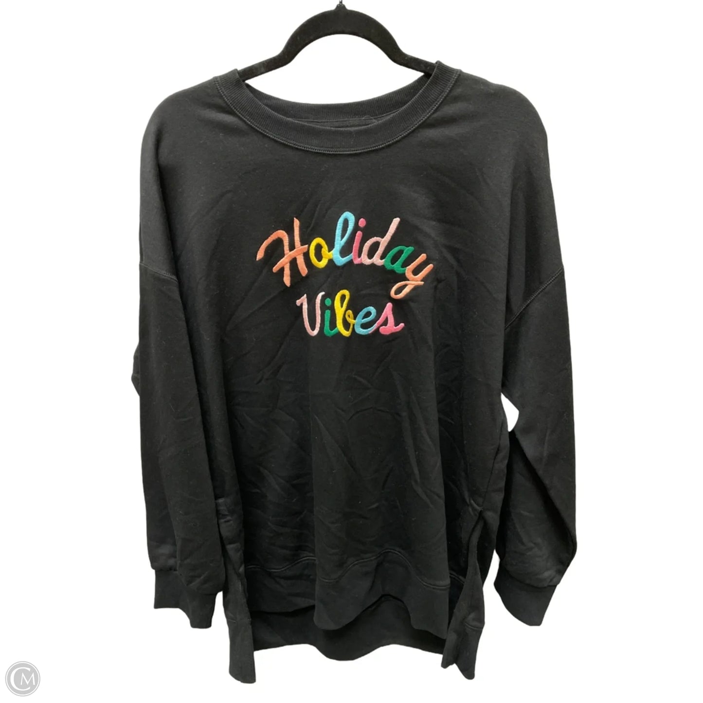 Top Long Sleeve By Old Navy In Black, Size: M
