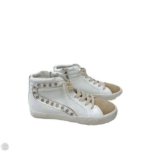 Shoes Sneakers By Vintage Havana In Cream & Tan, Size: 8