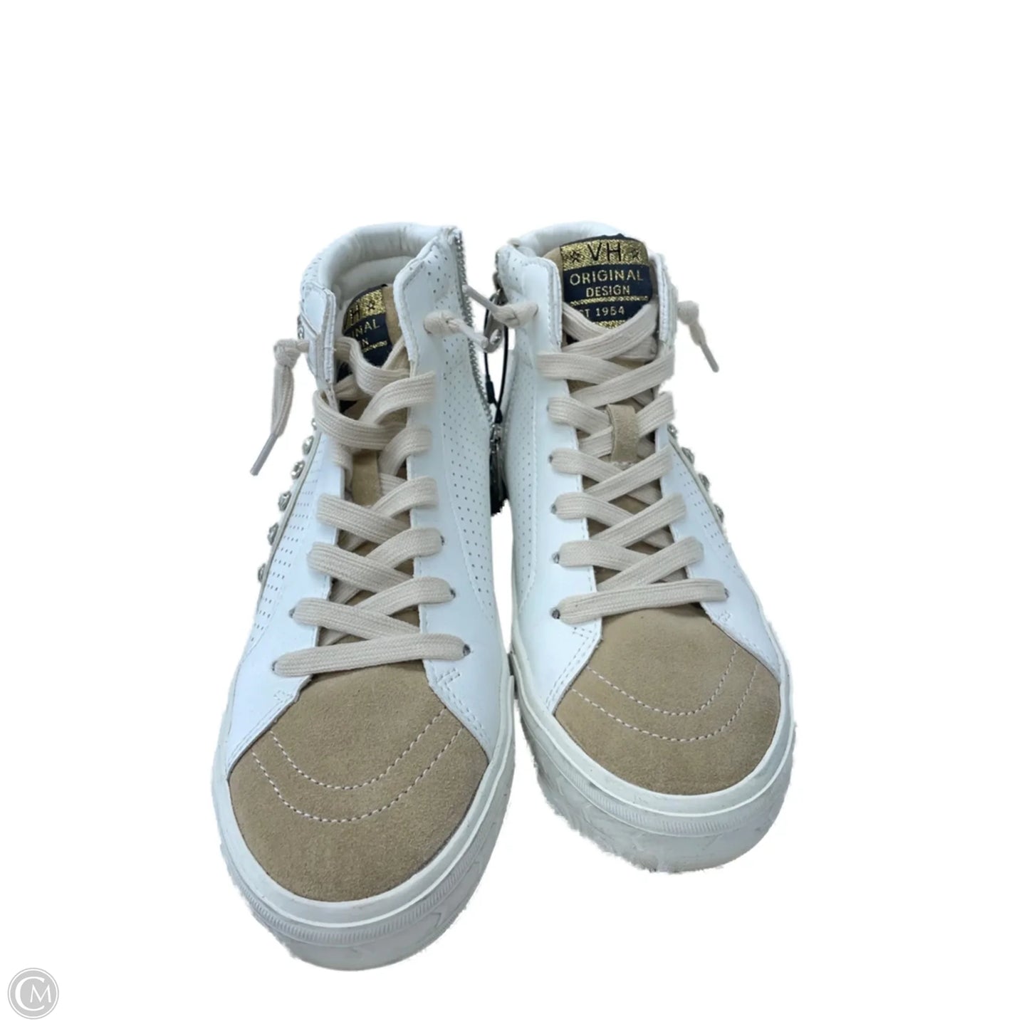 Shoes Sneakers By Vintage Havana In Cream & Tan, Size: 8