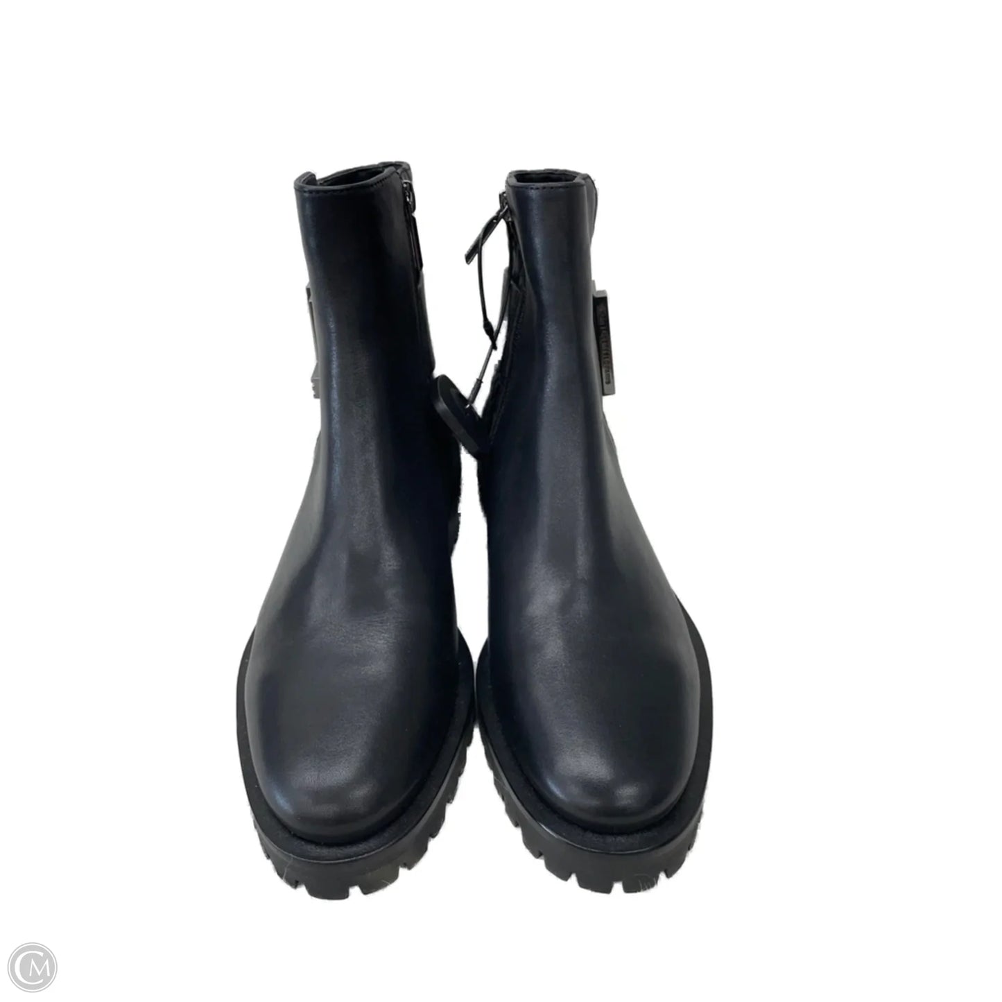 Boots Designer By Karl Lagerfeld In Black, Size: 7