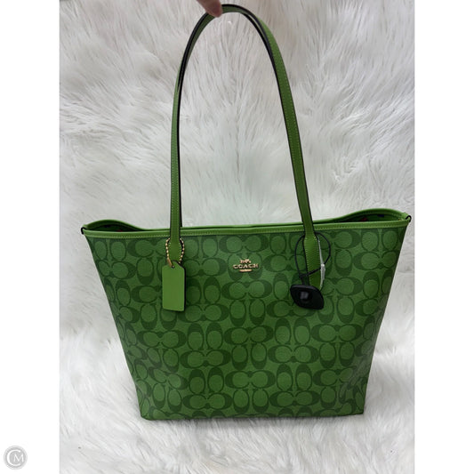 Tote Designer By Coach, Size: Large