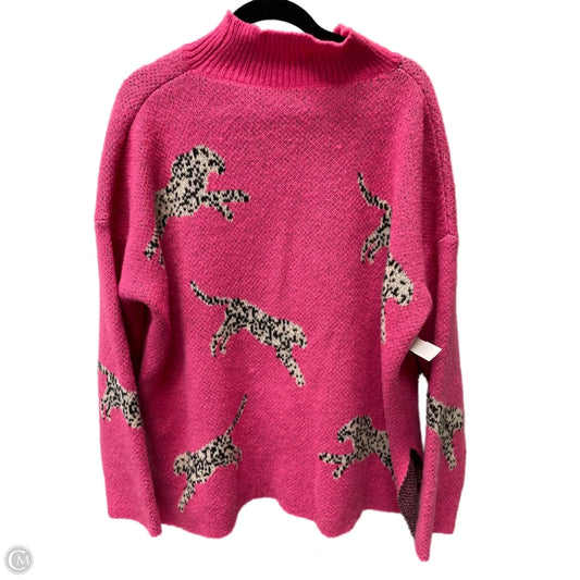 Sweater By Clothes Mentor In Pink, Size: 1x