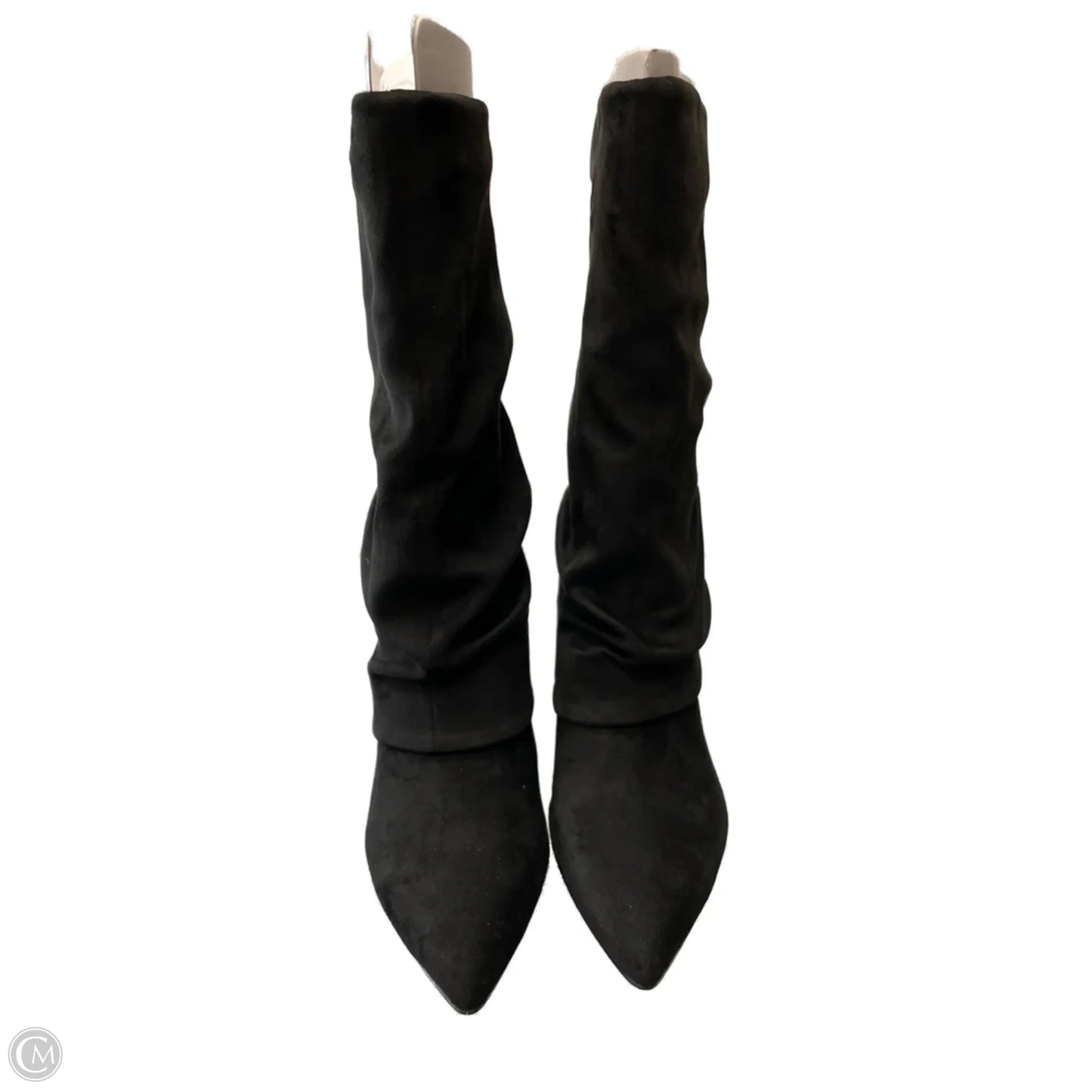 Boots Mid-calf Heels By Nine West In Black, Size: 6.5