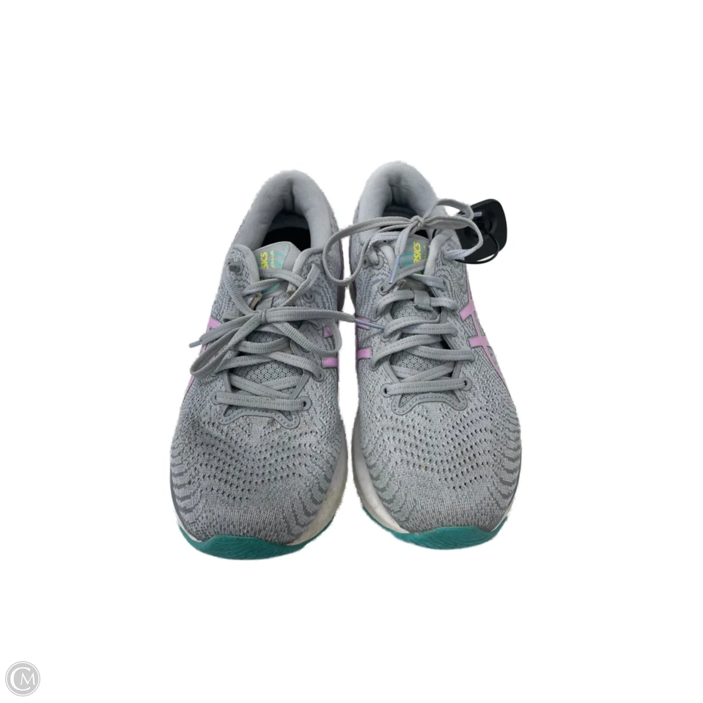 Shoes Athletic By Asics In Grey & Purple, Size: 9