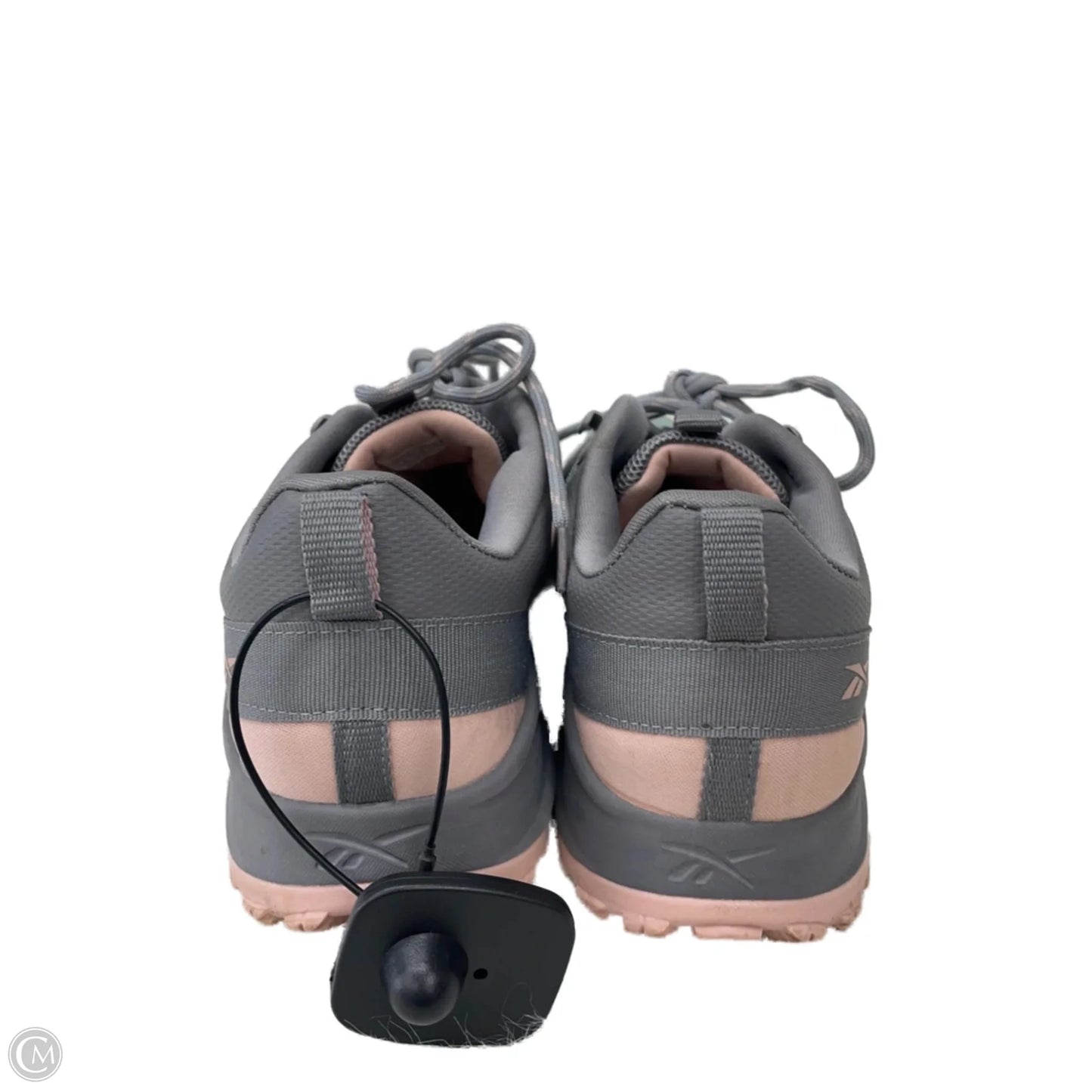 Shoes Athletic By Reebok In Green & Grey, Size: 8